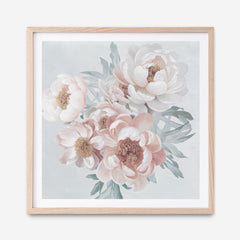 Shop Pastel Bouquet (Square) Art Print a floral themed painted wall art print from The Print Emporium wall artwork collection - Buy Australian made fine art painting style poster and framed prints for the home and your interior decor room, TPE-316-AP