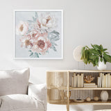 Shop Pastel Bouquet (Square) Art Print a floral themed painted wall art print from The Print Emporium wall artwork collection - Buy Australian made fine art painting style poster and framed prints for the home and your interior decor room, TPE-316-AP