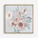 Shop Pastel Bouquet (Square) Canvas Print a floral themed painted framed canvas wall art print from The Print Emporium artwork collection - Buy Australian made fine art painting style stretched canvas prints for the home and your interior decor space, TPE-316-CA-40X40-NF