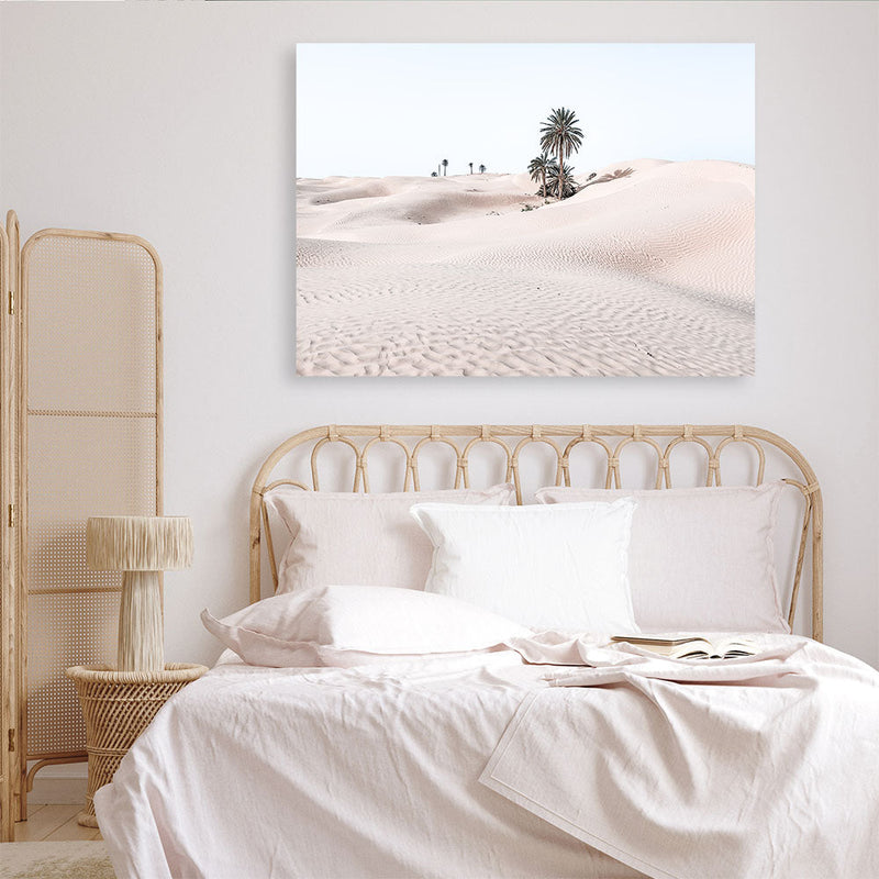 Shop Pastel Desert II Photo Canvas Print a Moroccan desert boho themed photography framed stretched canvas print from The Print Emporium wall artwork collection - Buy Australian made prints for the home and your interior decor space, TPE-821-CA-35X46-NF