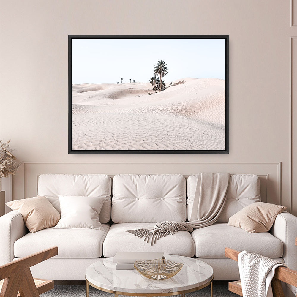 Shop Pastel Desert II Photo Canvas Print a Moroccan desert boho themed photography framed stretched canvas print from The Print Emporium wall artwork collection - Buy Australian made prints for the home and your interior decor space, TPE-821-CA-35X46-NF