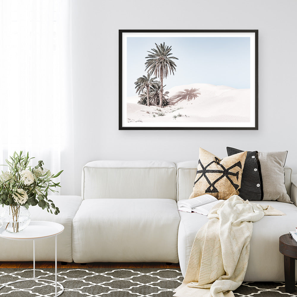 Shop Pastel Desert Photo Art Print a Moroccan desert boho themed photography wall art print from The Print Emporium wall artwork collection - Buy Australian made fine art poster and framed prints for the home and your interior decor room, TPE-819-AP