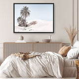 Shop Pastel Desert Photo Canvas Print a Moroccan desert boho themed photography framed stretched canvas print from The Print Emporium wall artwork collection - Buy Australian made prints for the home and your interior decor space, TPE-819-CA-35X46-NF