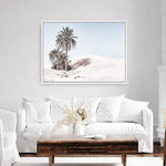 Shop Pastel Desert Photo Canvas Print a Moroccan desert boho themed photography framed stretched canvas print from The Print Emporium wall artwork collection - Buy Australian made prints for the home and your interior decor space, TPE-819-CA-35X46-NF