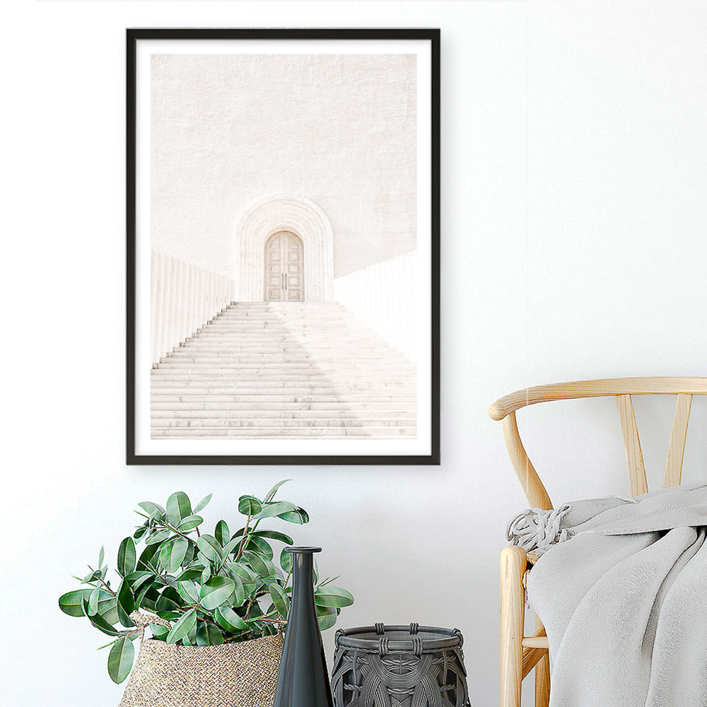 Shop Pastel Doorway II Photo Art Print a Moroccan desert boho themed photography wall art print from The Print Emporium wall artwork collection - Buy Australian made fine art poster and framed prints for the home and your interior decor room, TPE-1121-AP