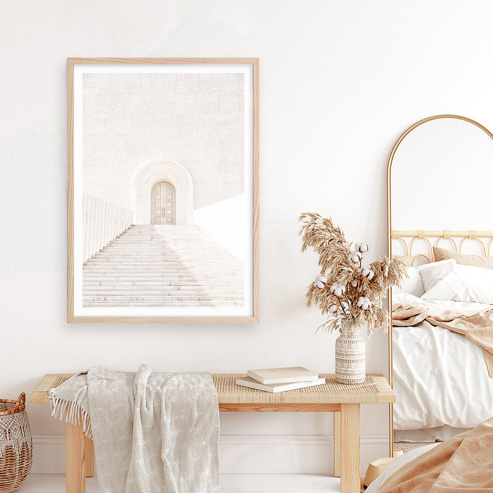 Shop Pastel Doorway II Photo Art Print a Moroccan desert boho themed photography wall art print from The Print Emporium wall artwork collection - Buy Australian made fine art poster and framed prints for the home and your interior decor room, TPE-1121-AP