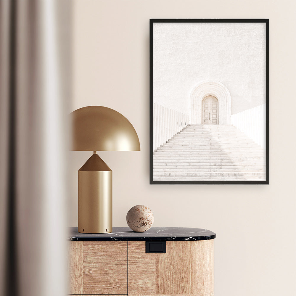 Shop Pastel Doorway II Photo Art Print a Moroccan desert boho themed photography wall art print from The Print Emporium wall artwork collection - Buy Australian made fine art poster and framed prints for the home and your interior decor room, TPE-1121-AP