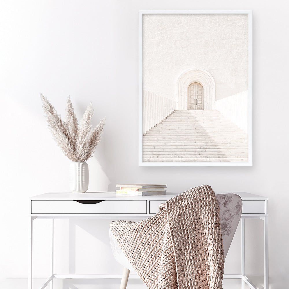 Shop Pastel Doorway II Photo Art Print a Moroccan desert boho themed photography wall art print from The Print Emporium wall artwork collection - Buy Australian made fine art poster and framed prints for the home and your interior decor room, TPE-1121-AP