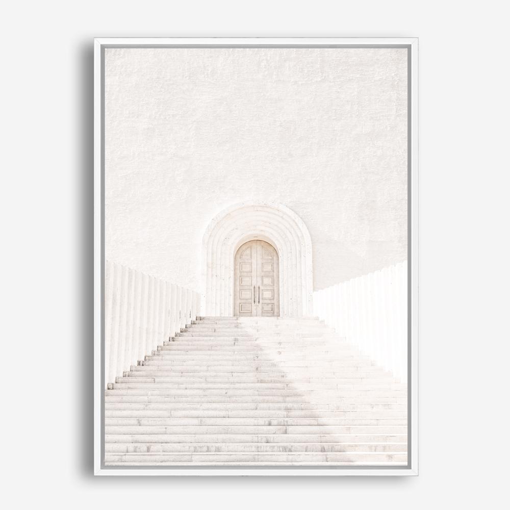 Shop Pastel Doorway II Photo Canvas Print a Moroccan desert boho themed photography framed stretched canvas print from The Print Emporium wall artwork collection - Buy Australian made prints for the home and your interior decor space, TPE-1121-CA-35X46-NF