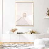 Shop Pastel Doorway II Photo Canvas Print a Moroccan desert boho themed photography framed stretched canvas print from The Print Emporium wall artwork collection - Buy Australian made prints for the home and your interior decor space, TPE-1121-CA-35X46-NF