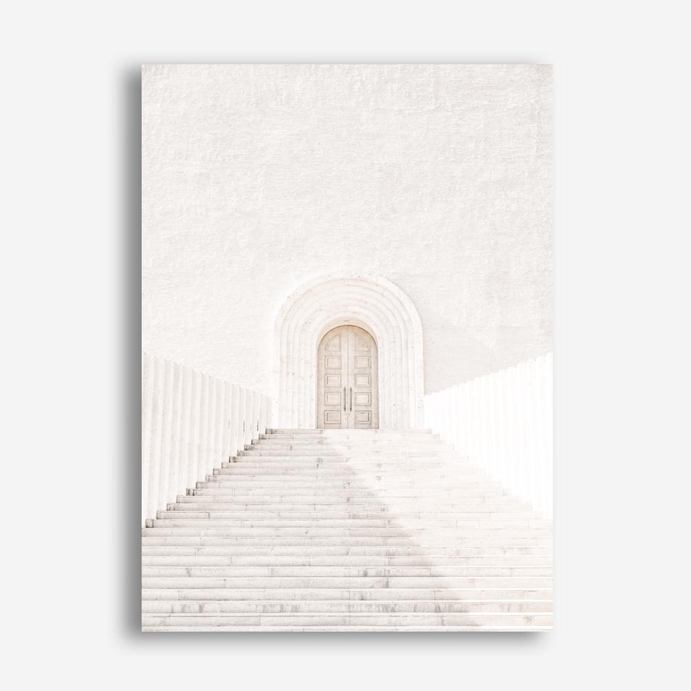 Shop Pastel Doorway II Photo Canvas Print a Moroccan desert boho themed photography framed stretched canvas print from The Print Emporium wall artwork collection - Buy Australian made prints for the home and your interior decor space, TPE-1121-CA-35X46-NF