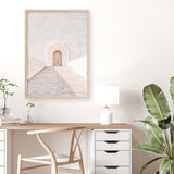 Shop Pastel Doorway Photo Art Print a Moroccan desert boho themed photography wall art print from The Print Emporium wall artwork collection - Buy Australian made fine art poster and framed prints for the home and your interior decor room, TPE-1075-AP