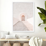 Shop Pastel Doorway Photo Art Print a Moroccan desert boho themed photography wall art print from The Print Emporium wall artwork collection - Buy Australian made fine art poster and framed prints for the home and your interior decor room, TPE-1075-AP