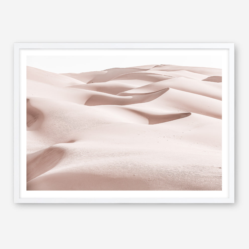 Shop Pastel Dunes Photo Art Print a Moroccan desert boho themed photography wall art print from The Print Emporium wall artwork collection - Buy Australian made fine art poster and framed prints for the home and your interior decor room, TPE-833-AP
