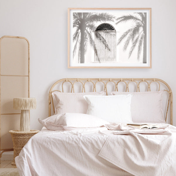 Shop Pastel Palm Shadows II Photo Art Print a coastal themed photography wall art print from The Print Emporium wall artwork collection - Buy Australian made fine art poster and framed prints for the home and your interior decor, TPE-1287-AP