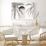 Shop Pastel Palm Shadows II Photo Art Print a coastal themed photography wall art print from The Print Emporium wall artwork collection - Buy Australian made fine art poster and framed prints for the home and your interior decor, TPE-1287-AP