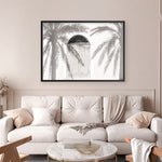 Shop Pastel Palm Shadows II Photo Art Print a coastal themed photography wall art print from The Print Emporium wall artwork collection - Buy Australian made fine art poster and framed prints for the home and your interior decor, TPE-1287-AP