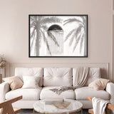 Shop Pastel Palm Shadows II Photo Art Print a coastal themed photography wall art print from The Print Emporium wall artwork collection - Buy Australian made fine art poster and framed prints for the home and your interior decor, TPE-1287-AP