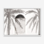 Shop Pastel Palm Shadows II Photo Canvas Print a coastal themed photography framed stretched canvas print from The Print Emporium wall artwork collection - Buy Australian made prints for the home and your interior decor space, TPE-1287-CA-35X46-NF
