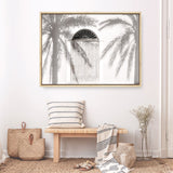 Shop Pastel Palm Shadows II Photo Canvas Print a coastal themed photography framed stretched canvas print from The Print Emporium wall artwork collection - Buy Australian made prints for the home and your interior decor space, TPE-1287-CA-35X46-NF