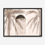 Shop Pastel Palm Shadows Photo Canvas Print a coastal themed photography framed stretched canvas print from The Print Emporium wall artwork collection - Buy Australian made prints for the home and your interior decor space, TPE-1123-CA-35X46-NF