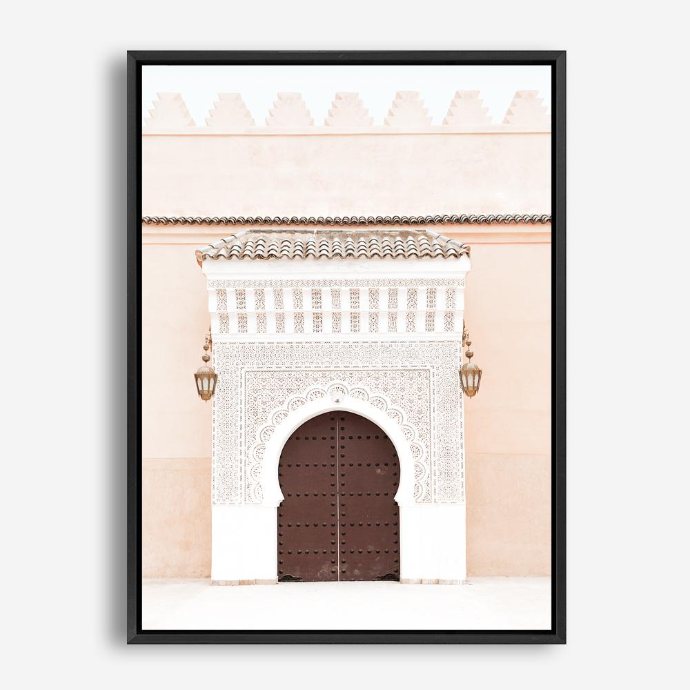 Shop Pastel Porchway I Photo Canvas Print a Moroccan desert boho themed photography framed stretched canvas print from The Print Emporium wall artwork collection - Buy Australian made prints for the home and your interior decor space, TPE-1120-CA-35X46-NF