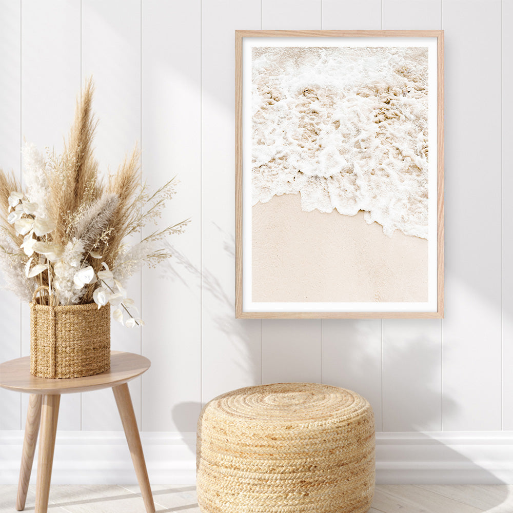 Shop Pastel Shoreline II Photo Art Print a coastal themed photography wall art print from The Print Emporium wall artwork collection - Buy Australian made fine art poster and framed prints for the home and your interior decor, TPE-1102-AP