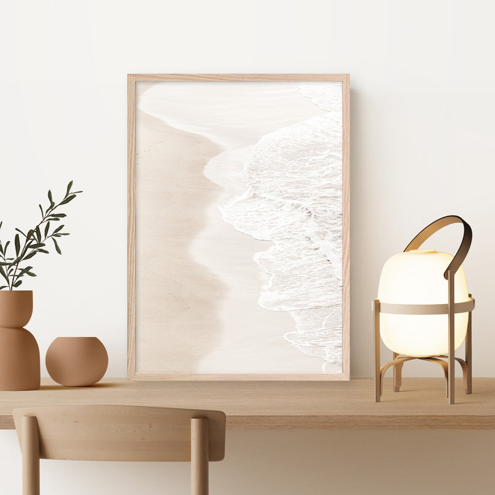 Shop Pastel Shoreline Photo Art Print a coastal themed photography wall art print from The Print Emporium wall artwork collection - Buy Australian made fine art poster and framed prints for the home and your interior decor, TPE-1100-AP