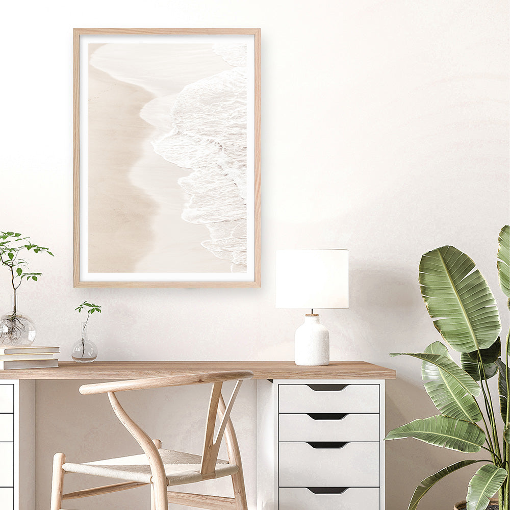 Shop Pastel Shoreline Photo Art Print a coastal themed photography wall art print from The Print Emporium wall artwork collection - Buy Australian made fine art poster and framed prints for the home and your interior decor, TPE-1100-AP