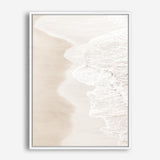 Shop Pastel Shoreline Photo Canvas Print a coastal themed photography framed stretched canvas print from The Print Emporium wall artwork collection - Buy Australian made prints for the home and your interior decor space, TPE-1100-CA-35X46-NF