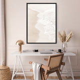 Shop Pastel Shoreline Photo Canvas Print a coastal themed photography framed stretched canvas print from The Print Emporium wall artwork collection - Buy Australian made prints for the home and your interior decor space, TPE-1100-CA-35X46-NF