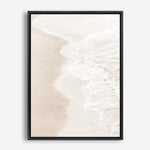 Shop Pastel Shoreline Photo Canvas Print a coastal themed photography framed stretched canvas print from The Print Emporium wall artwork collection - Buy Australian made prints for the home and your interior decor space, TPE-1100-CA-35X46-NF