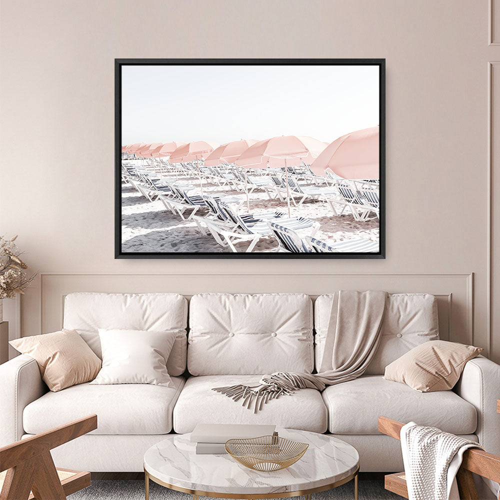 Shop Pastel Summer I Photo Canvas Print a coastal themed photography framed stretched canvas print from The Print Emporium wall artwork collection - Buy Australian made prints for the home and your interior decor space, TPE-899-CA-35X46-NF
