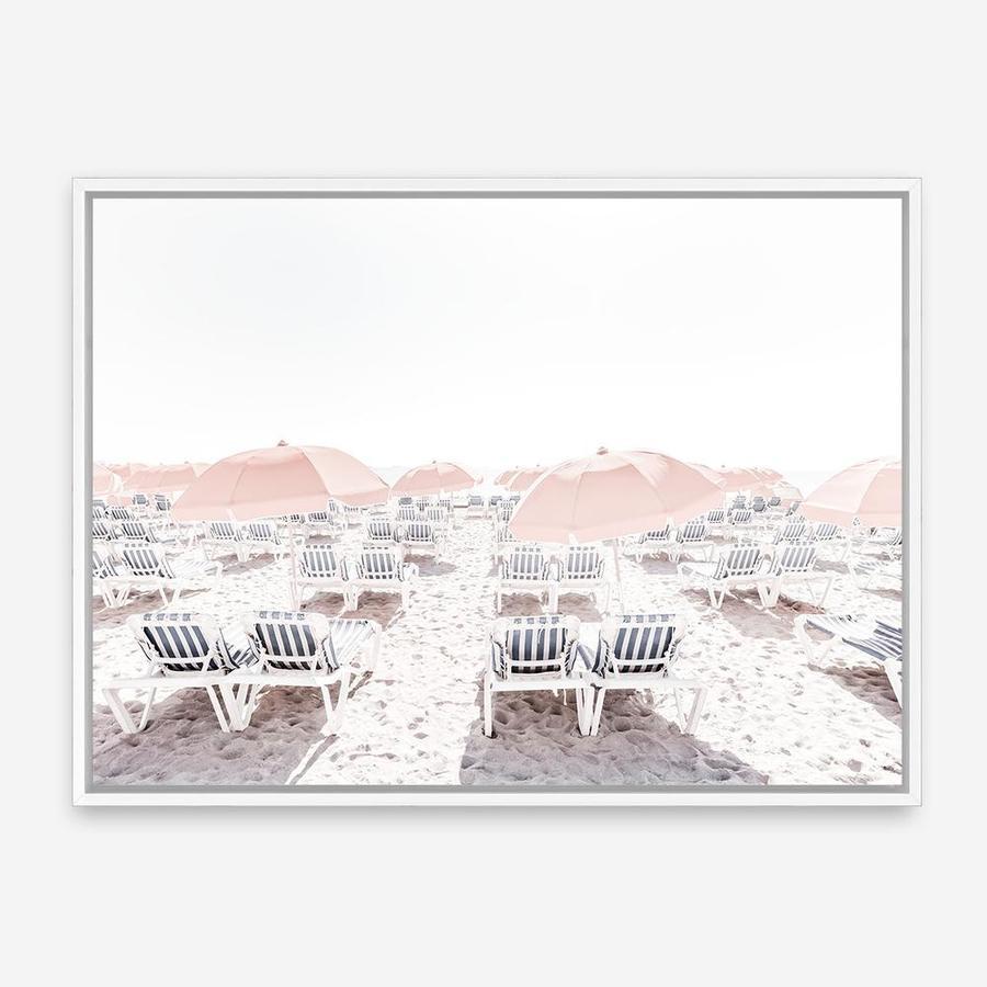 Shop Pastel Summer II Photo Canvas Print a coastal themed photography framed stretched canvas print from The Print Emporium wall artwork collection - Buy Australian made prints for the home and your interior decor space, TPE-900-CA-35X46-NF