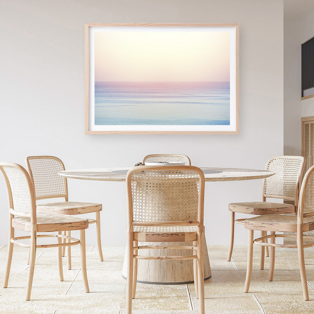 Shop Pastel Sunset Photo Art Print a coastal themed photography wall art print from The Print Emporium wall artwork collection - Buy Australian made fine art poster and framed prints for the home and your interior decor, TPE-110-AP