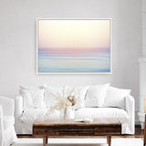 Shop Pastel Sunset Photo Canvas Print a coastal themed photography framed stretched canvas print from The Print Emporium wall artwork collection - Buy Australian made prints for the home and your interior decor space, TPE-110-CA-35X46-NF