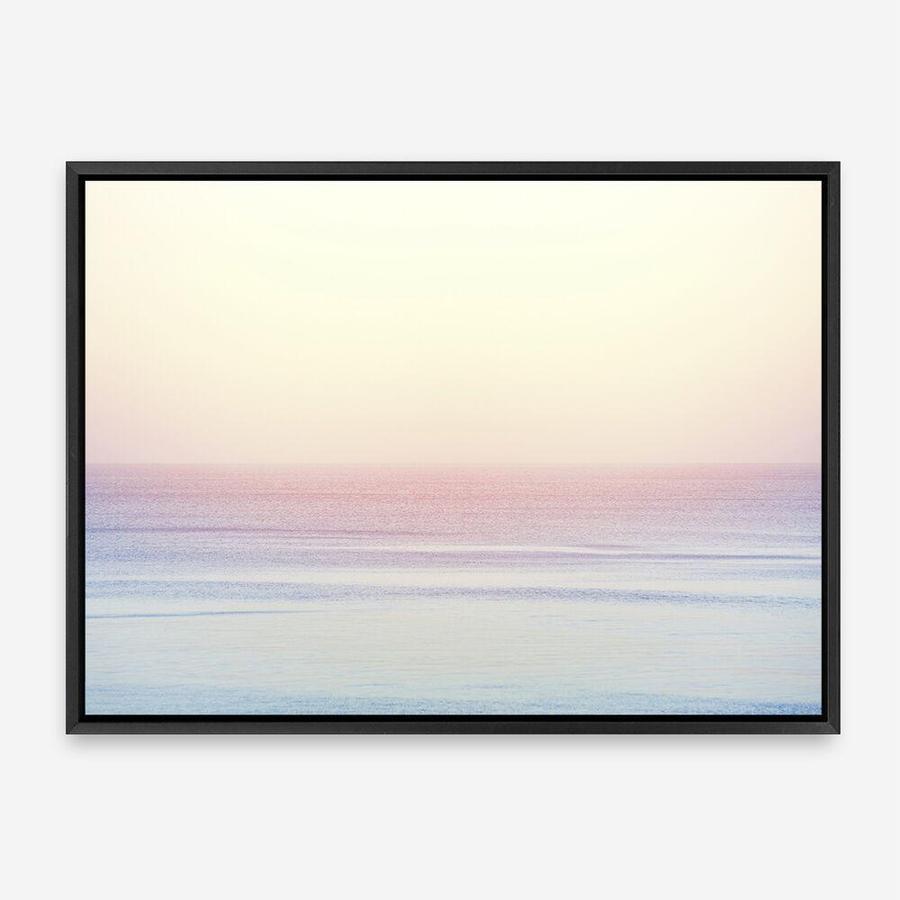 Shop Pastel Sunset Photo Canvas Print a coastal themed photography framed stretched canvas print from The Print Emporium wall artwork collection - Buy Australian made prints for the home and your interior decor space, TPE-110-CA-35X46-NF