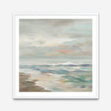 Shop Pastel Tide (Square) Art Print a painted abstract themed wall art print from The Print Emporium wall artwork collection - Buy Australian made fine art painting style poster and framed prints for the home and your interior decor room, TPE-WA-70144-AP