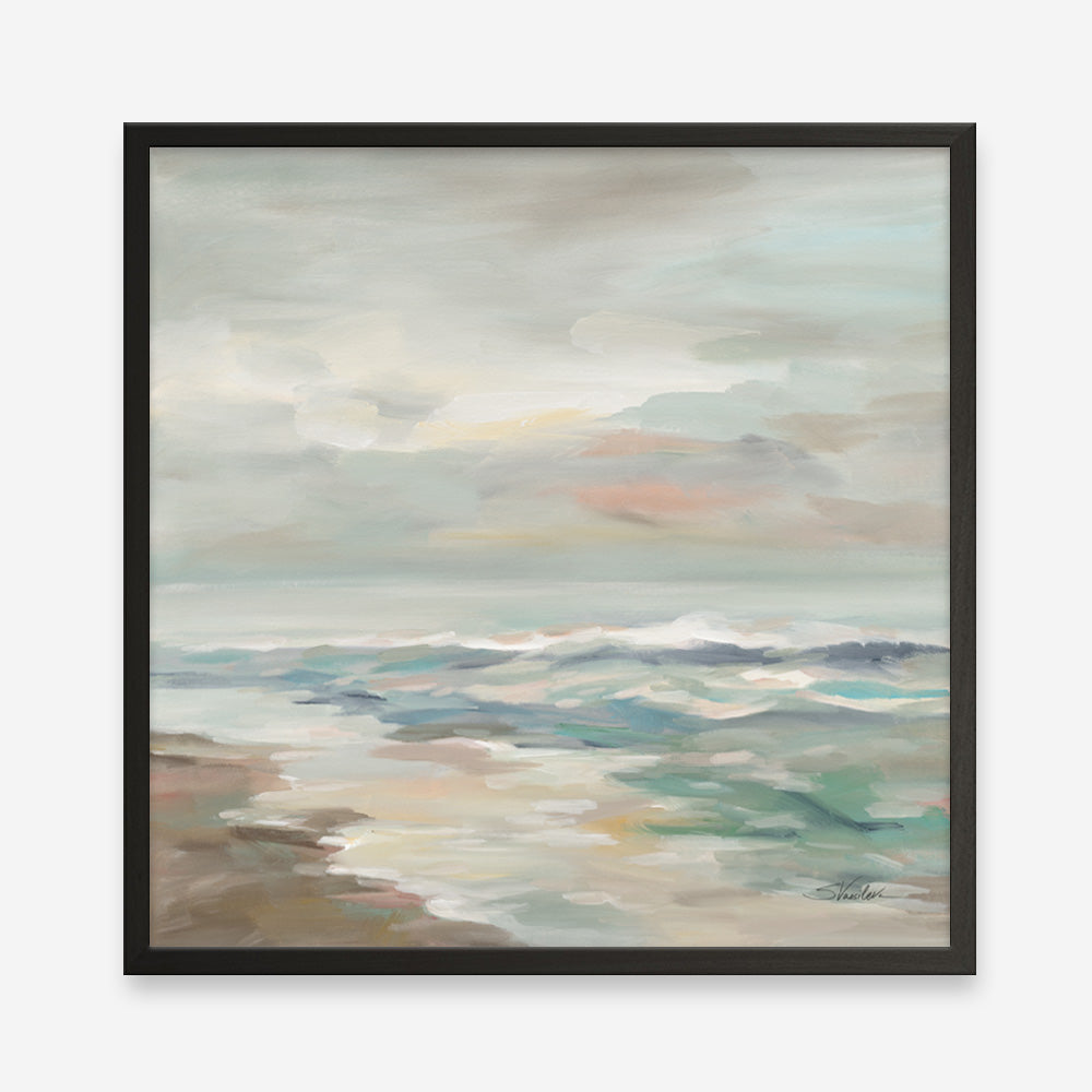 Shop Pastel Tide (Square) Art Print a painted abstract themed wall art print from The Print Emporium wall artwork collection - Buy Australian made fine art painting style poster and framed prints for the home and your interior decor room, TPE-WA-70144-AP