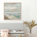Shop Pastel Tide (Square) Art Print a painted abstract themed wall art print from The Print Emporium wall artwork collection - Buy Australian made fine art painting style poster and framed prints for the home and your interior decor room, TPE-WA-70144-AP