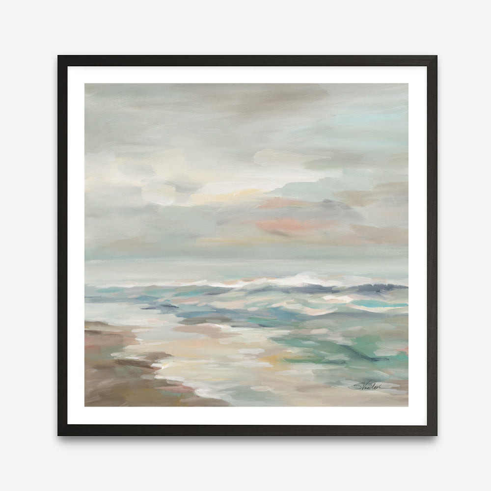 Shop Pastel Tide (Square) Art Print a painted abstract themed wall art print from The Print Emporium wall artwork collection - Buy Australian made fine art painting style poster and framed prints for the home and your interior decor room, TPE-WA-70144-AP