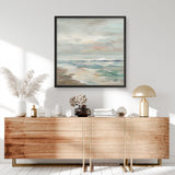 Shop Pastel Tide (Square) Art Print a painted abstract themed wall art print from The Print Emporium wall artwork collection - Buy Australian made fine art painting style poster and framed prints for the home and your interior decor room, TPE-WA-70144-AP