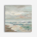 Shop Pastel Tide (Square) Canvas Print a painted abstract themed framed canvas wall art print from The Print Emporium artwork collection - Buy Australian made fine art painting style stretched canvas prints for the home and your interior decor space, TPE-WA-70144-CA-40X40-NF