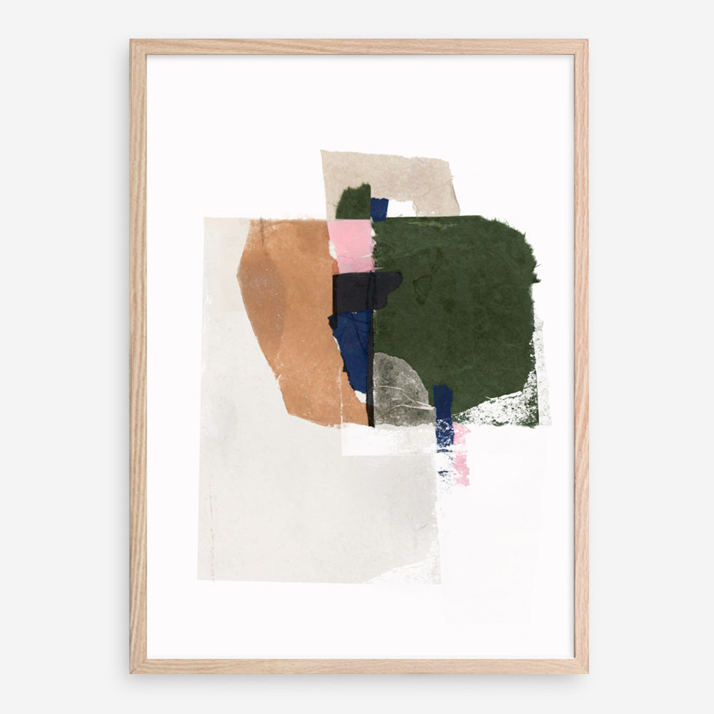 Shop Patchwork Pieces I Art Print a painted abstract themed wall art print from The Print Emporium wall artwork collection - Buy Australian made fine art painting style poster and framed prints for the home and your interior decor room, TPE-PC-PI523-AP