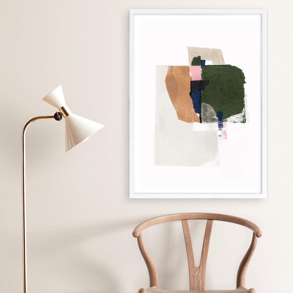 Shop Patchwork Pieces I Art Print a painted abstract themed wall art print from The Print Emporium wall artwork collection - Buy Australian made fine art painting style poster and framed prints for the home and your interior decor room, TPE-PC-PI523-AP