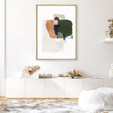 Shop Patchwork Pieces I Canvas Print a painted abstract themed framed canvas wall art print from The Print Emporium artwork collection - Buy Australian made fine art painting style stretched canvas prints for the home and your interior decor space, TPE-PC-PI523-CA-35X46-NF