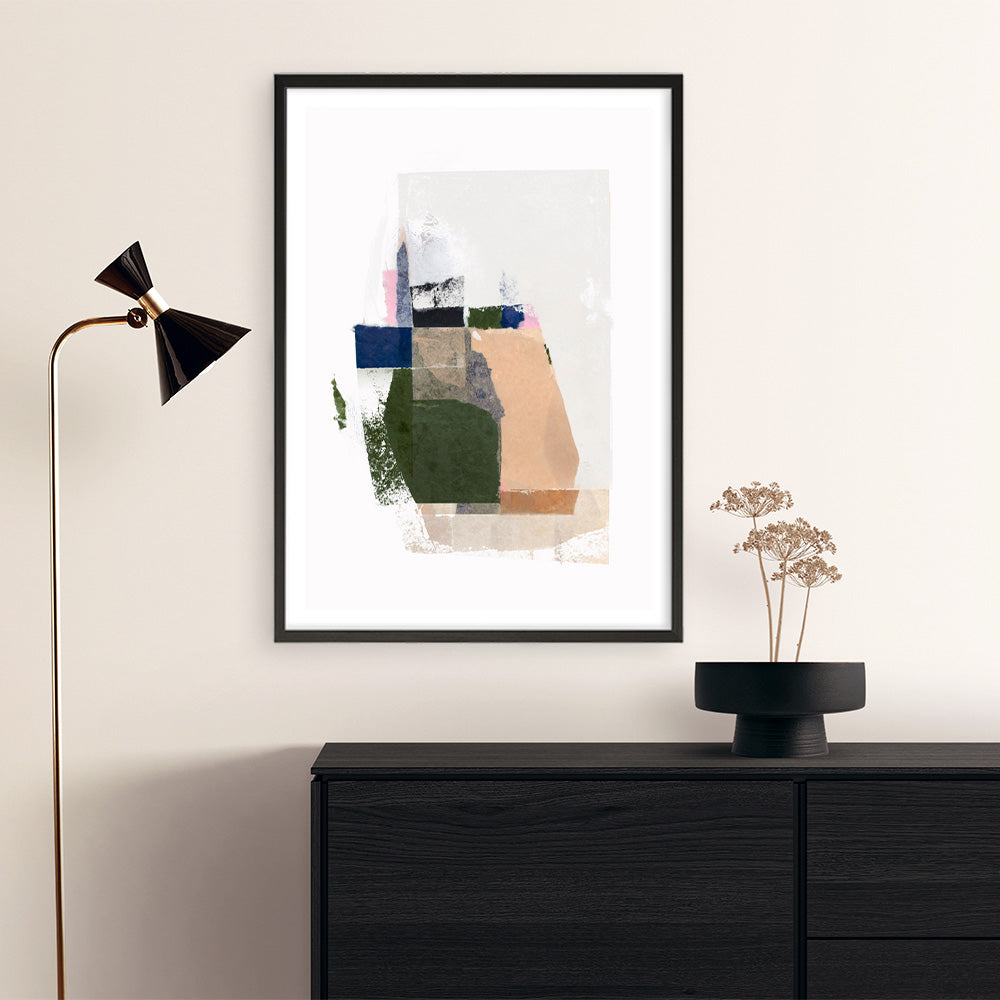 Shop Patchwork Pieces II Art Print a painted abstract themed wall art print from The Print Emporium wall artwork collection - Buy Australian made fine art painting style poster and framed prints for the home and your interior decor room, TPE-PC-PI524-AP
