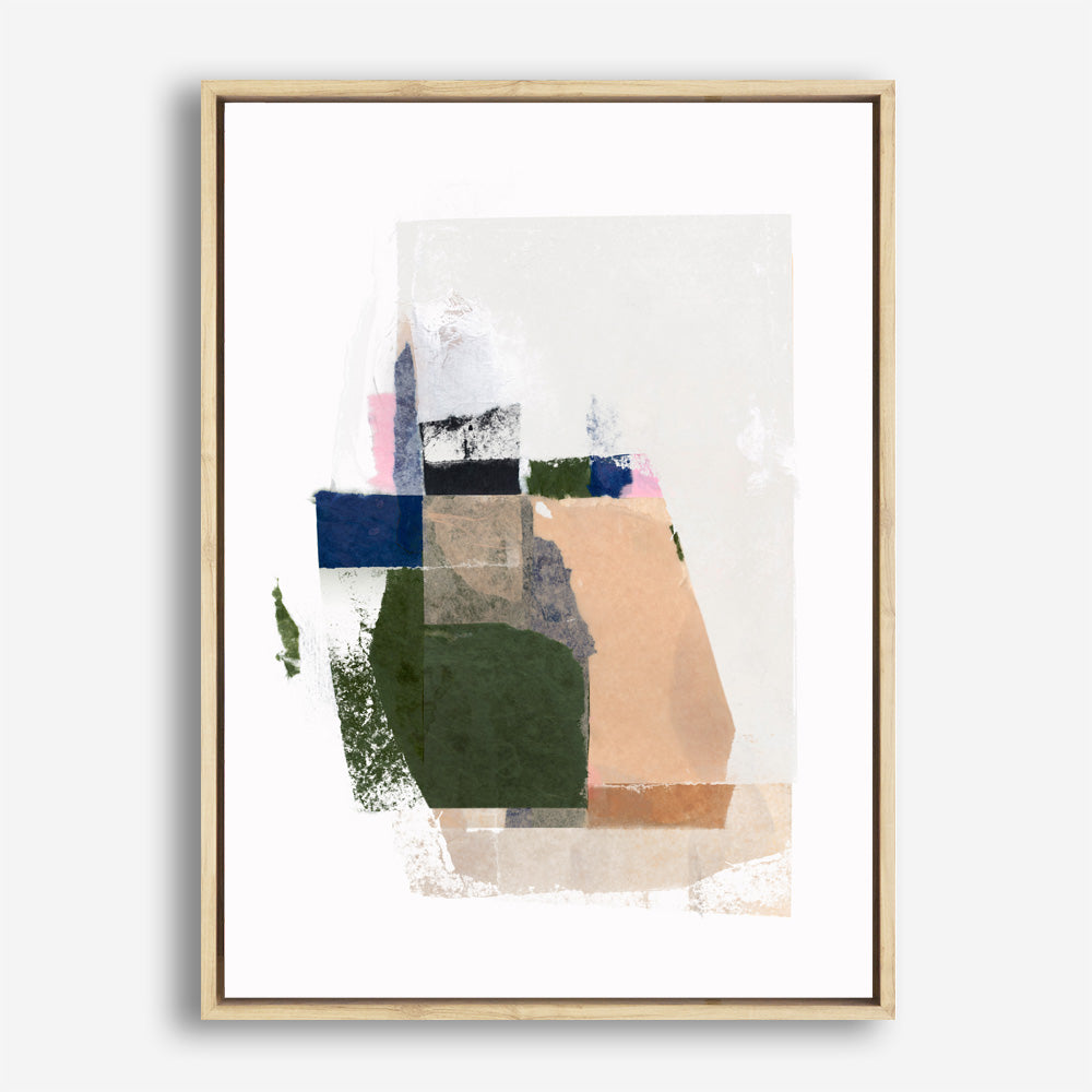 Shop Patchwork Pieces II Canvas Print a painted abstract themed framed canvas wall art print from The Print Emporium artwork collection - Buy Australian made fine art painting style stretched canvas prints for the home and your interior decor space, TPE-PC-PI524-CA-35X46-NF
