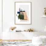 Shop Patchwork Pieces II Canvas Print a painted abstract themed framed canvas wall art print from The Print Emporium artwork collection - Buy Australian made fine art painting style stretched canvas prints for the home and your interior decor space, TPE-PC-PI524-CA-35X46-NF