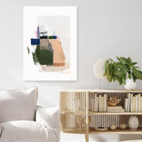 Shop Patchwork Pieces II Canvas Print a painted abstract themed framed canvas wall art print from The Print Emporium artwork collection - Buy Australian made fine art painting style stretched canvas prints for the home and your interior decor space, TPE-PC-PI524-CA-35X46-NF